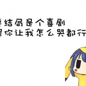只要结局是个喜剧，过程你让我怎么哭都行