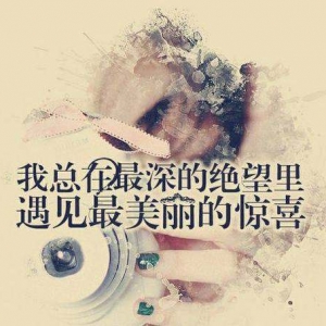 我总在最深的绝望里遇见最美丽的惊喜